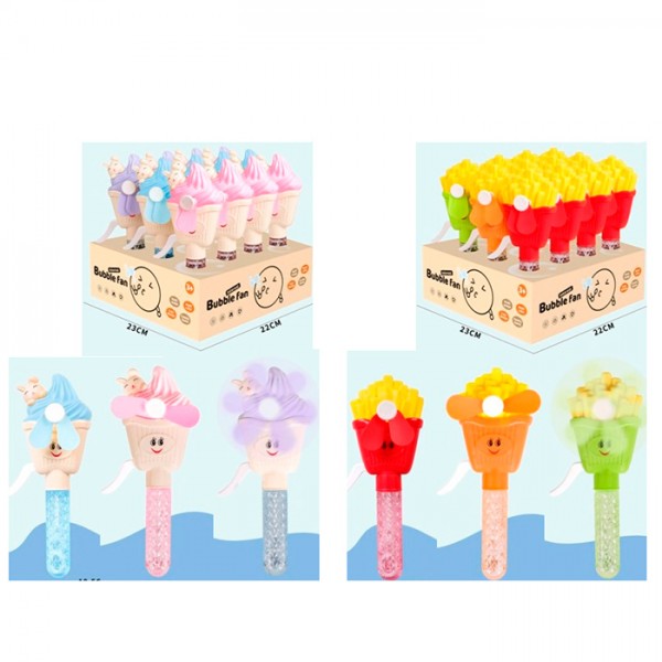 249062 Мильні бульбашки HL498-109Y-111Y меч,ручка-вентилятор(механіч)2 види диспл. (мороз.фаст-фуд)