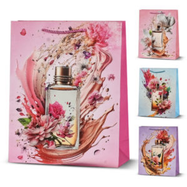 257478 Пакет подарунковий паперовий S "Perfume" 18*23*10см R97022-S