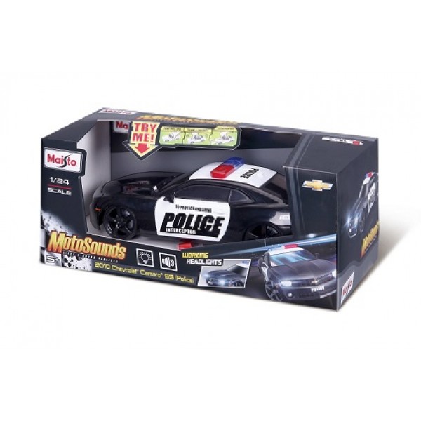 183645 Машинка іграшкова "Chevrolet Camaro SS RS (Police)", масштаб 1:24