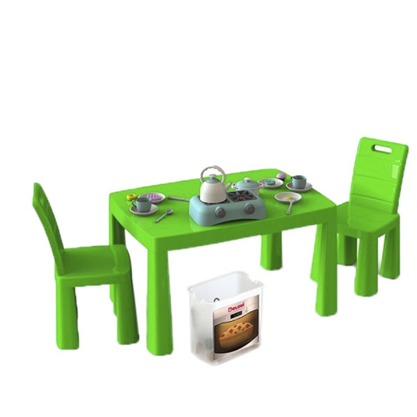 149504 Ігровий набір DOLONI Кухня дитяча 04670/2 (34 предмети, стіл та 2 стільця)
