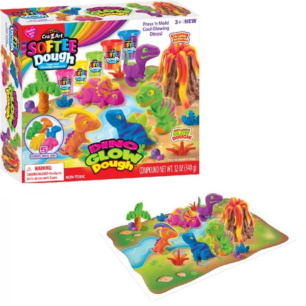 220075 Тісто для ліплення Cra-Z-Art Динозаври з формами, набір 14од