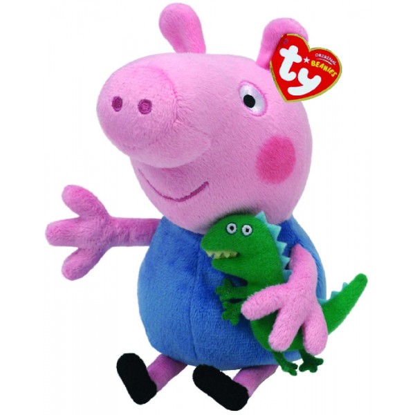 228798 Дитяча іграшка м’яконабивна TY Peppa Pig "Джордж" 15 см, арт. 46130