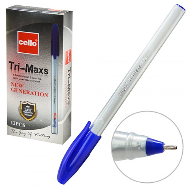 115565 Ручка кулькова CL-1806 "Tri-Max" синя ST02249