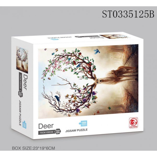 229282 Пазли 88325F Deer, 1000 дет., 70х50 см., кор., 19-23-6 см.