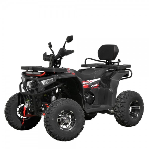 249385 Квадроцикл AT200L-2-3 бензин.200 см³,авт F/N/R,пер.та задні диск.гальма,10″ литі кол.LCD.фар.до150кг