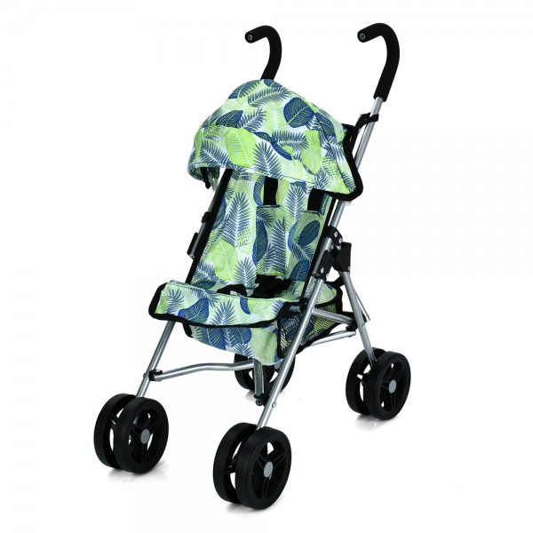 249701 Візок 9642A для ляльки, прогулянк,тростина,ручки EVA, корзина, метал,кол.пласт.пак. 70-12-17см