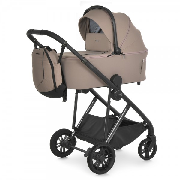 249393 Візок універсальний 2в1 El Camino COIL ME 1190 Affogato Beige,люлька+прогул.,рюкзак, дощовик.бежевий