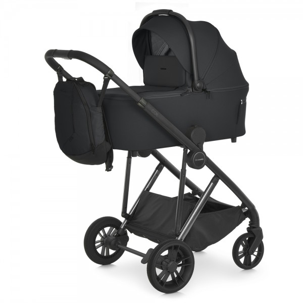 249394 Візок універсальний 2в1 El Camino COIL ME 1190 Black,люлька+прогул. блок, рюкзак, дощовик,чорний