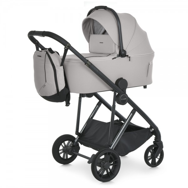 249396 Візок універсальний 2в1 El Camino COIL ME 1190 Silver Milk люлька+прогул.блок,.рюкзак.,молочний