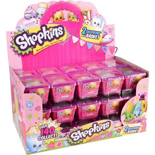 195711 Набір фігурок SHOPKINS S2 - КОРЗИНКА (2 шопкінса, корзинка)