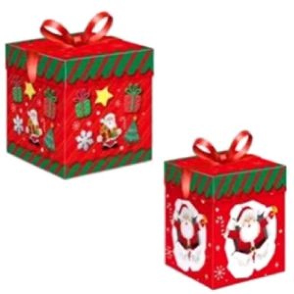 135932 Коробка новорічна картонна L "Gift" 22см TL00311-L