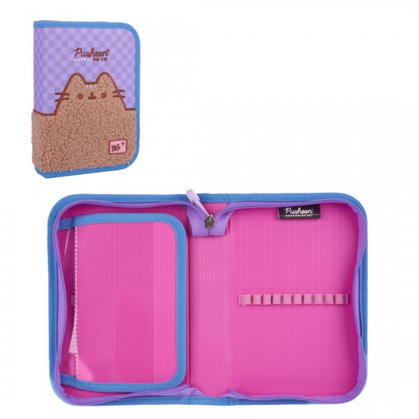 225612 Пенал твердий YES одинарний з клапаном HP-03 Pusheen Playful