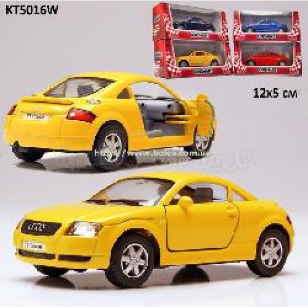 178575 Машина метал."Kinsmart" KT5016W (96шт/4)"Audi TT Coupe" в кор. 16*8,5*7,5см