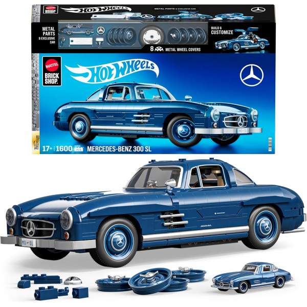 233283 Преміум машинка-конструктор "Mercedez-Benz 300 SL" Mattel Brick Shop