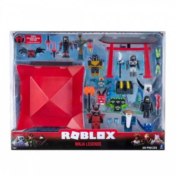 175714 Ігровий набір Roblox Deluxe Playset Ninja Legends W10, 6 фігурок та аксесуари