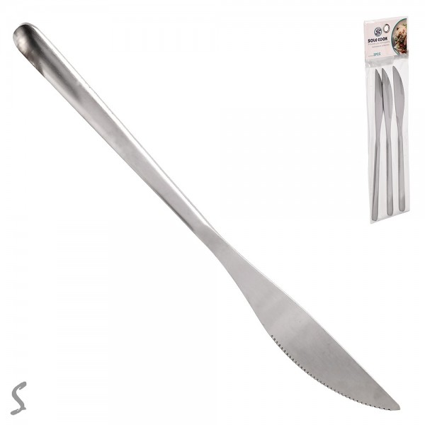 237685 Ніж столовий SS "Elegance" 3шт/наб R89901