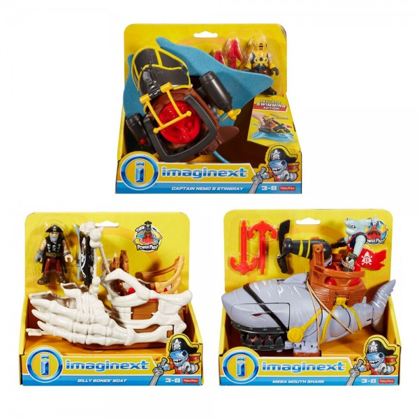 127214 Ігровий набір "Корабель морське чудовисько" Imaginext (в ас.)