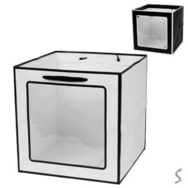 257490 Пакет-коробка подарунковий L "Noir" 30*30*30см R42311-L