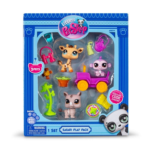 207628 Ігровий набір LITTLEST PET SHOP – САФАРІ (3 фігурки, аксес.)