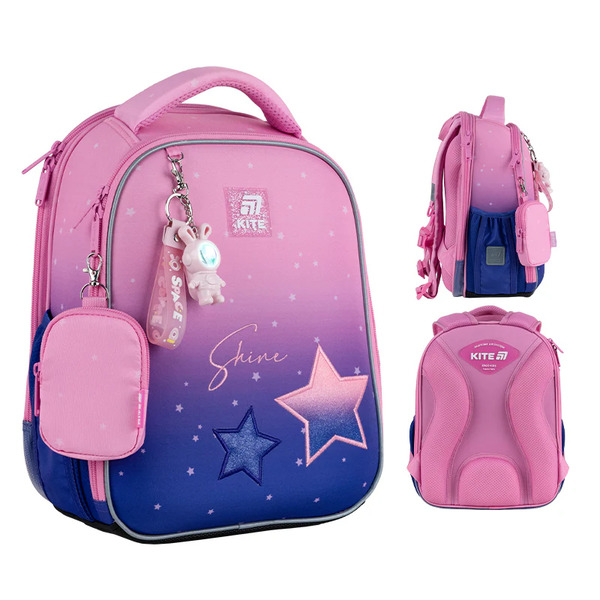 225890 Рюкзак Kite Education каркасний 555 Sparkling