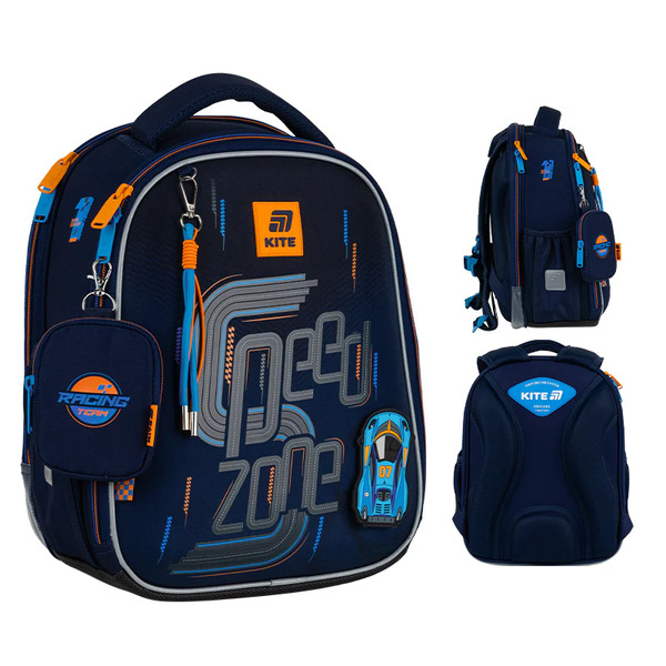 225891 Рюкзак Kite Education каркасний 555 Speed Zone