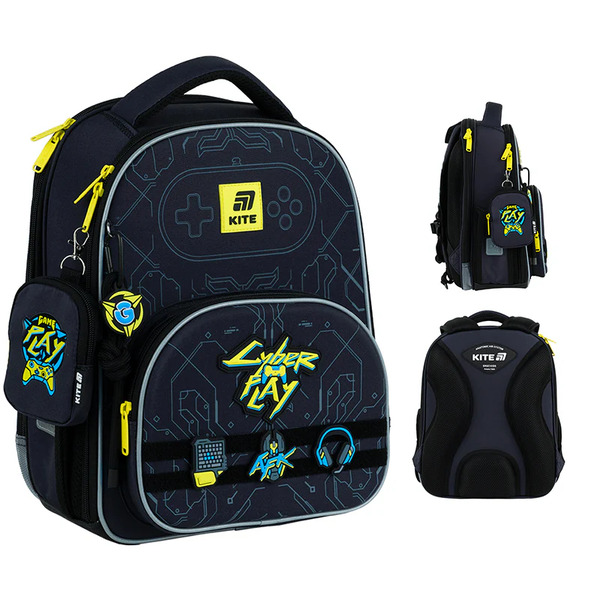 225892 Рюкзак Kite Education каркасний 556 Cyber