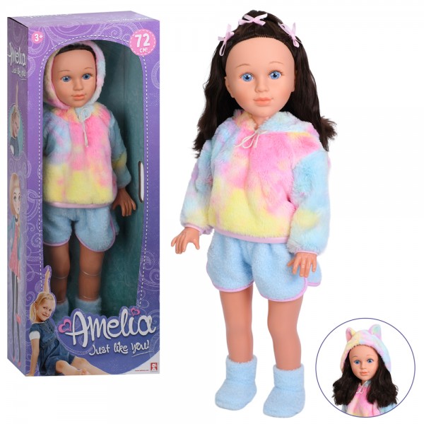 261604 Лялька 3008  ростова, Amelia, 72см,  в коробці, 30,5-77,5-17,5