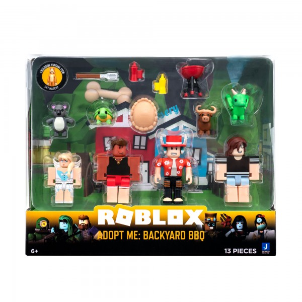 211674 Ігровий набір Roblox Multipack Adopt Me: Backyard BBQ W7, 4 фігурки та аксесуари