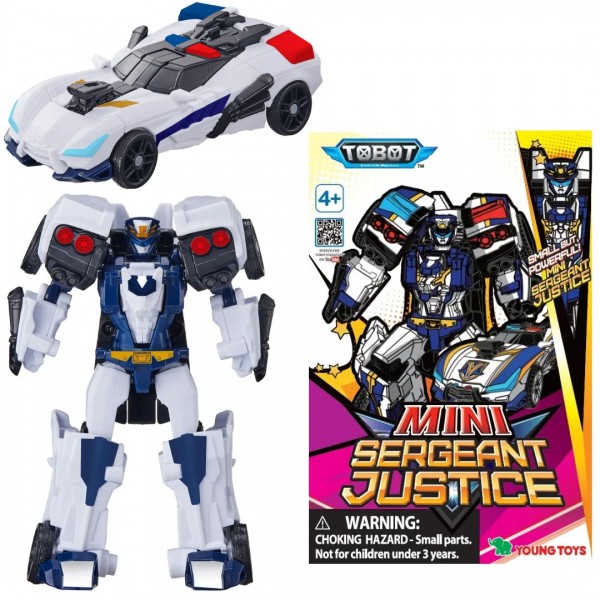 248393 Іграшка-трансформер міні Тобот Сержант Джастіс НП