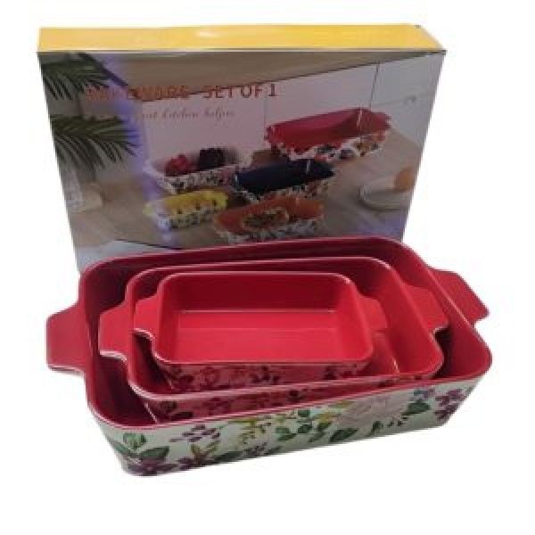 262545 Форма для запікання кераміка "Ruby Garden" 22*13*4см