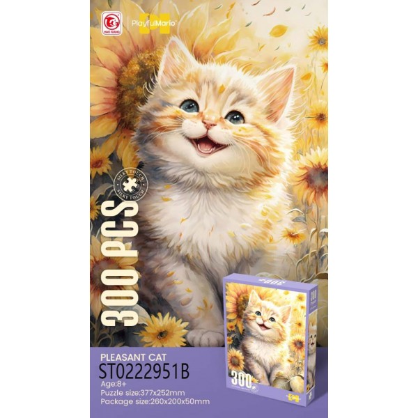 229293 Пазли 88801 Pleasant cat, 300 дет., кор., 20-26-5 см.