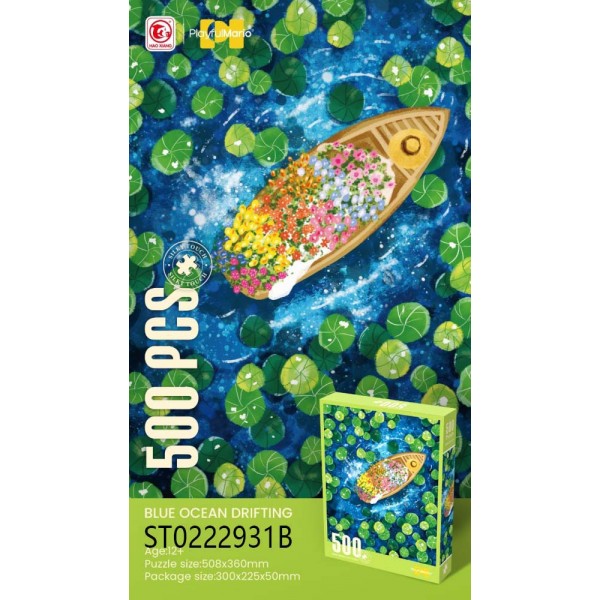 229297 Пазли 88809 Blue ocean drifting, 500 дет., кор., 22,5-30-5 см.