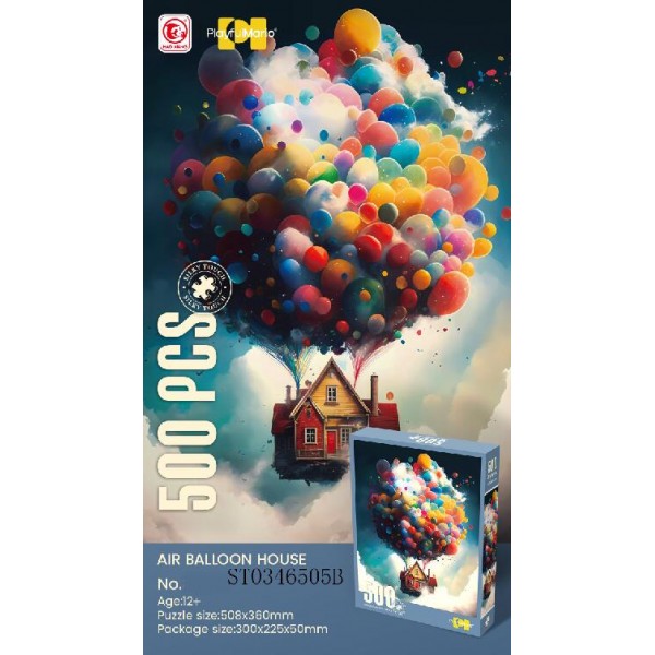 229298 Пазли 88810 Air ballon house, 500 дет., кор., 22,5-30-5 см.