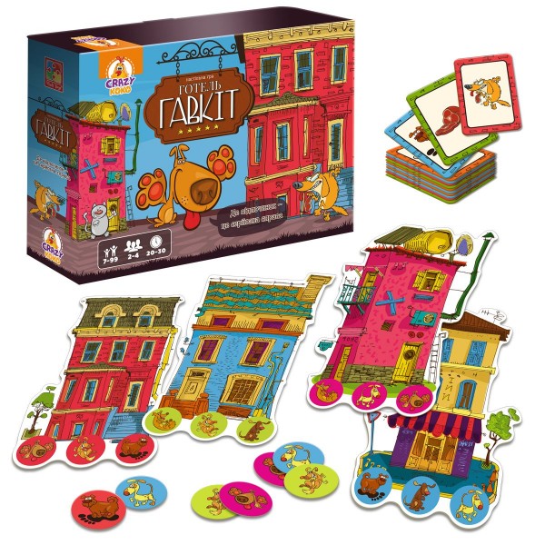 225839 Гра настільна Vladi Toys розважальна. Готель "Гавкіт" VT8055-43