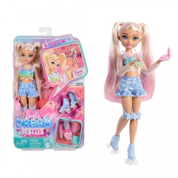 228320 Лялька Barbie Малібу "Dream Besties" на роликах