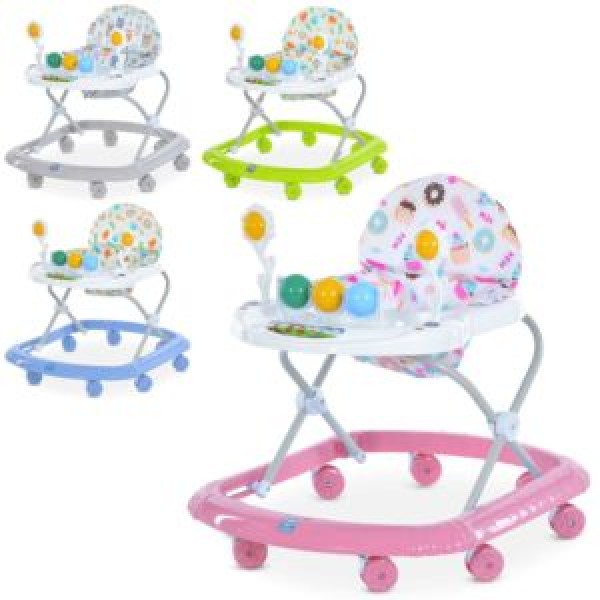 249400 Ходунки M 5033-2 муз, мікс видів, музика, колеса 8 шт