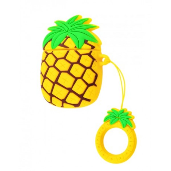 103605 Чехол для наушников Ейрподс case emoji series (PineЕпл)