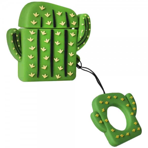 103606 Чехол для наушников Ейрподс case emoji series (Cactus)