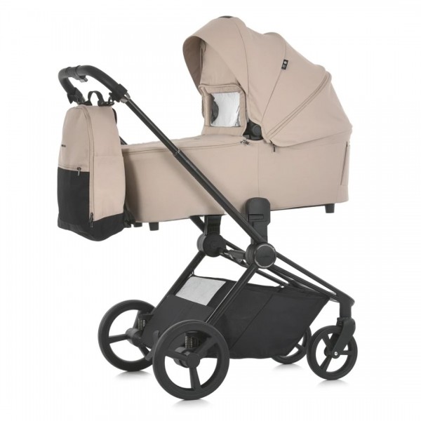 249646 Візок універсальний 2в1 El Camino PERSONA ME 1091-2 Praline люлька+прогул. блок, рюкзак,бежевий