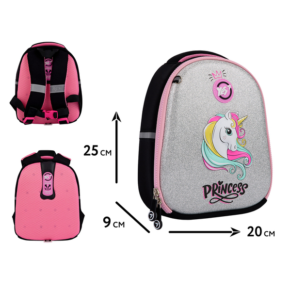 225625 Рюкзак дитячий YES K-33 Unicorn Princess