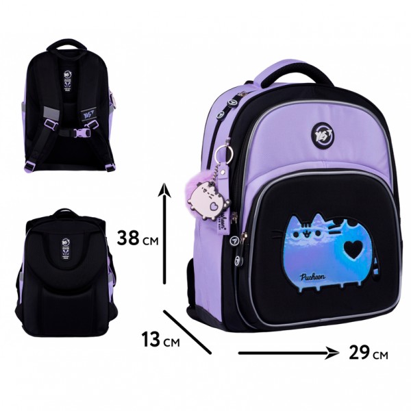 225636 Рюкзак шкільний YES S-91 Pusheen Shiny