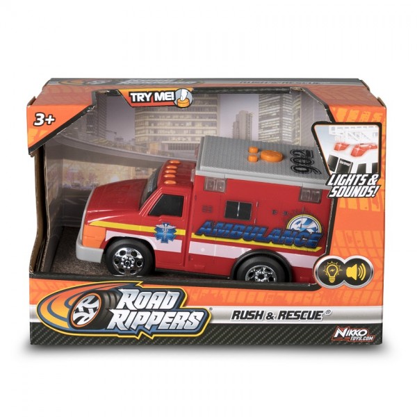 149431 Машинка іграшкова - Швидка допомога - рятівники, світло та звук