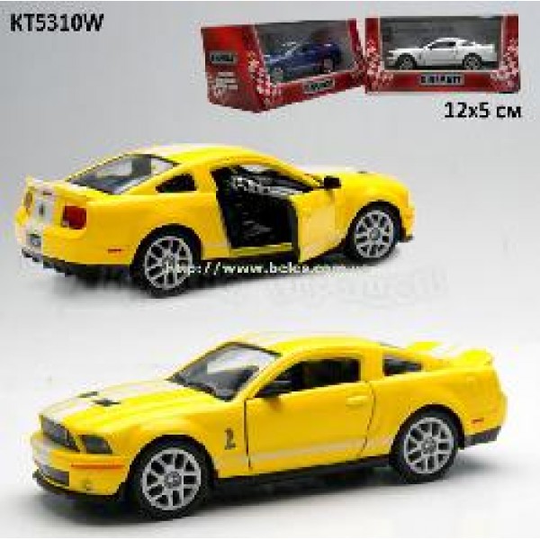 178606 Машина метал."Kinsmart" KT5310W (96шт/4)"Shelby GT500" в кор. 16*8,5*7,5см