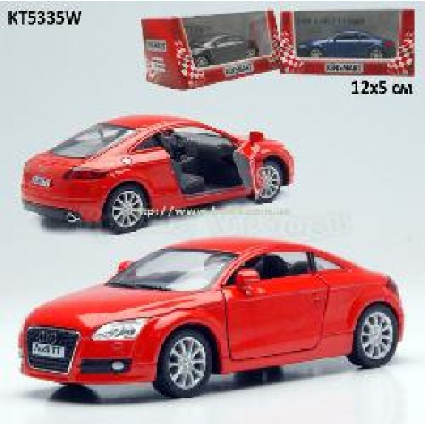 178614 Машина метал."Kinsmart" KT5335W (96шт/4)"2008 Audi TT Coupe" в кор. 16*8,5*7,5см