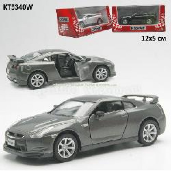 178617 Машина метал."Kinsmart" KT5340W (96шт/4)"2009 Nissan GT-R R3" в кор. 16*8,5*7,5см