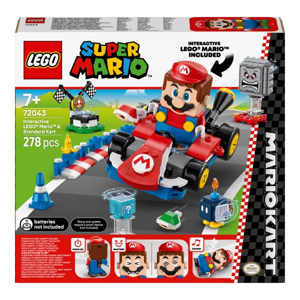 241191 Конструктор Mario Kart™ – Interactive LEGO® Mario™ та Standard Kart
