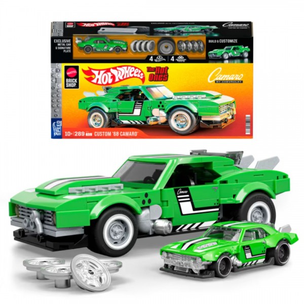 233277 Колекційна машинка-конструктор "Camaro" серії "Speed" Mattel Brick Shop