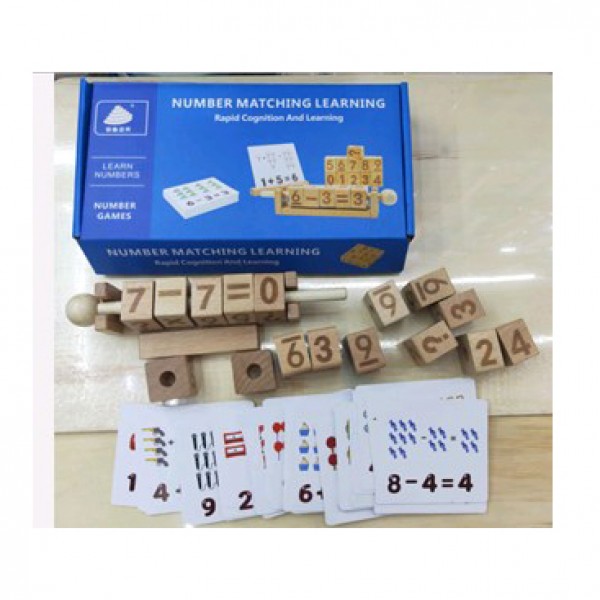 114078 Дерев'яна іграшка Набір першокласника MD 2648 цифри, картки, кор., 25-13-4 см.