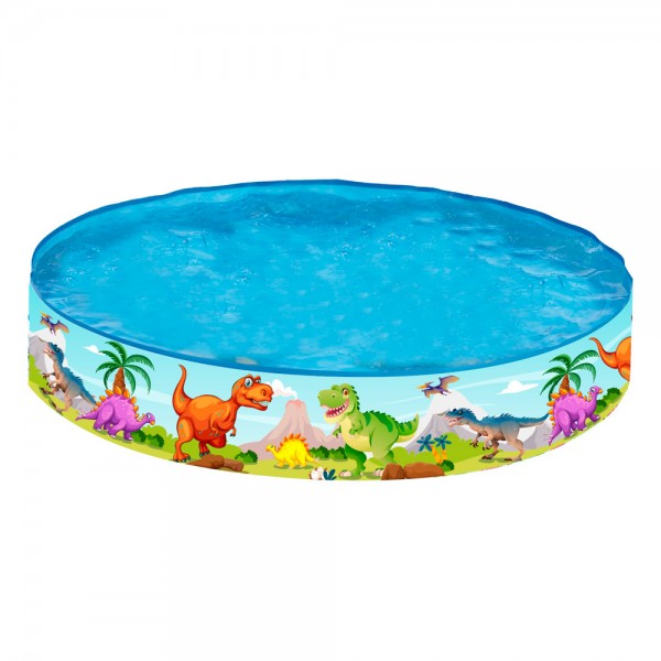 249593 Басейн дитячий 51508  Світ динозаврів, 240х46см, 1400л, 6+