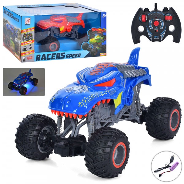 156146 Джип ZJ23197-2 радіокер.2.4G,1:16,аморт.,гумові колеса,2 кольори,акум.,USB,світло,кор.,42-21-20,5см